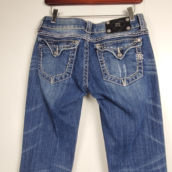 Miss Me boot cut jeans JPW5078-4 size 28 - Picture 8 of 13